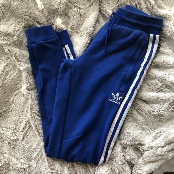 royal blue adidas tracksuit womens